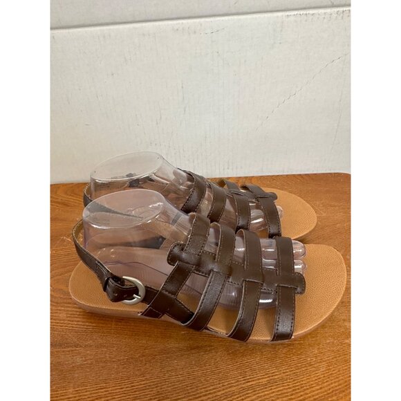 B.O.C. By Born Women's Gladiator Strappy Flat Sandal Brown  Size 10  Sku 2903 - Picture 2 of 13